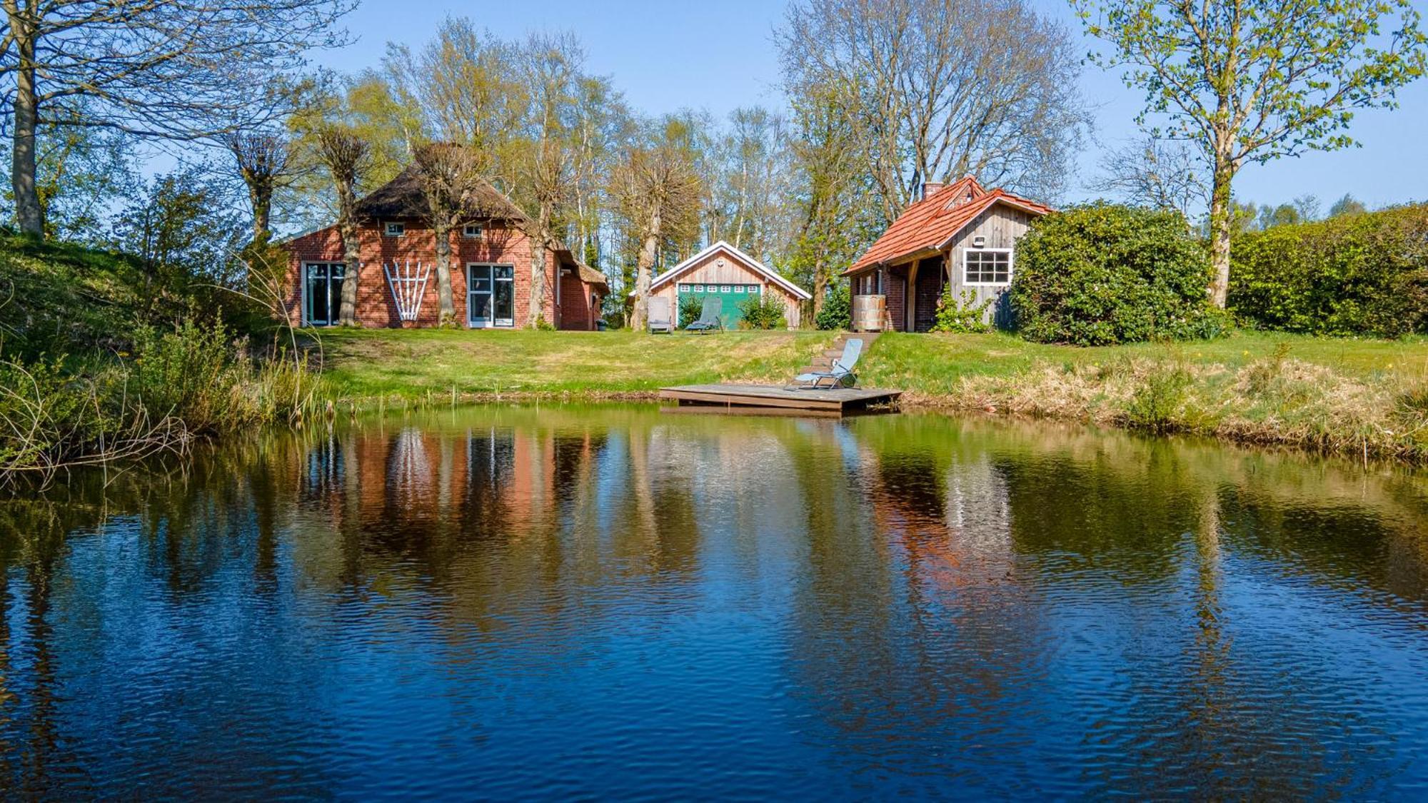 SüdbrookmerlandReetdach Ostfriesenhaus别墅 外观 照片